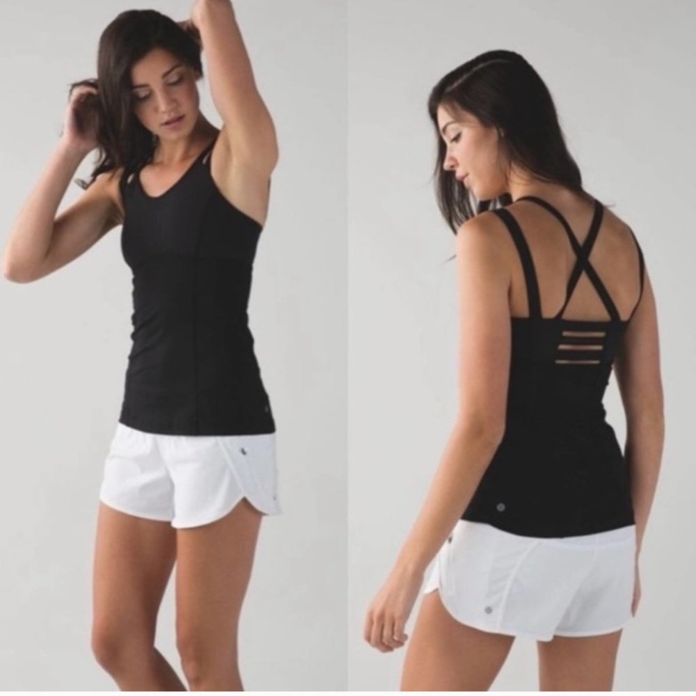 LULULEMON Happy Strappy Tank Black Size 4
